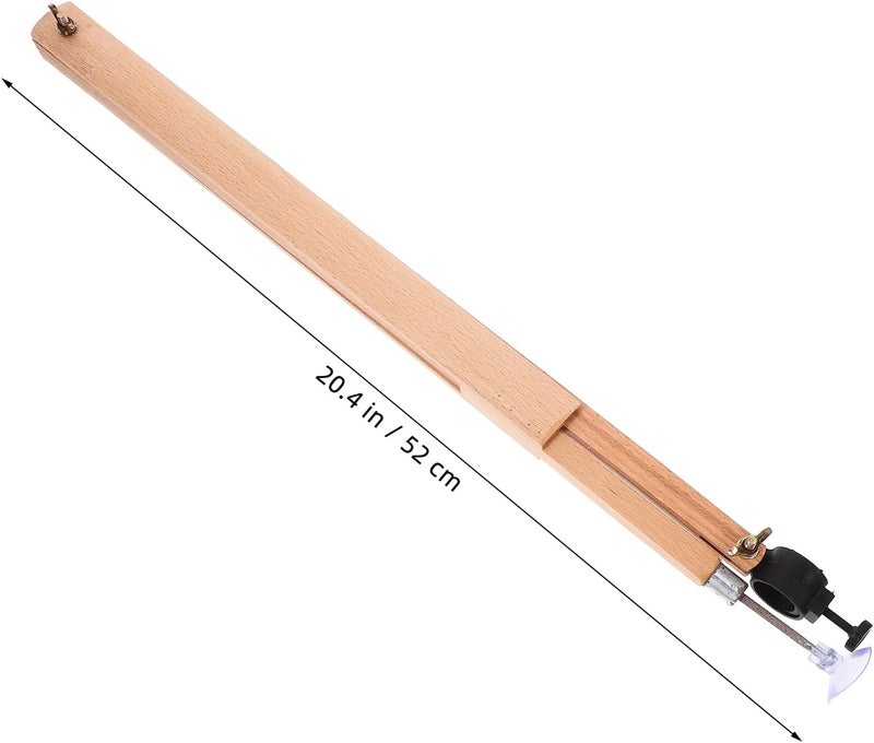 SHINEOFI Large Compass Large Math Teaching Compass Tool for Drawing Circles Compass Drawing Drafting Compass Chalkboards Compass Circle Maker Drawing Compass Circle Beige - Image 2